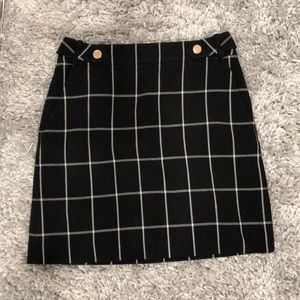Loft Black Skirt